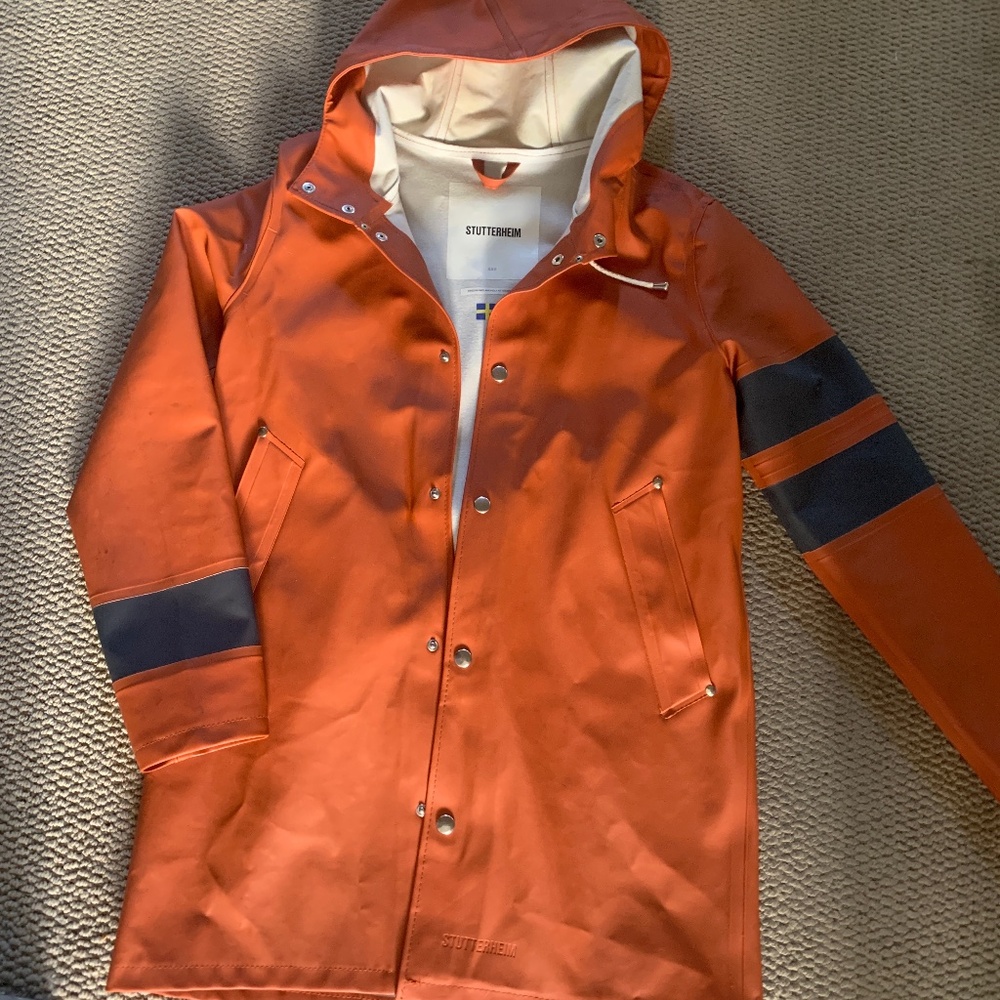 Stutterheim Stockholm raincoat size XXS